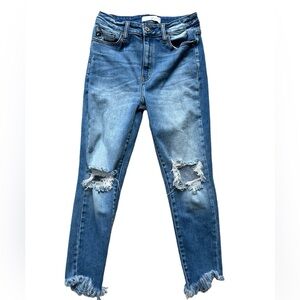 KanCan, skinny jeans distressed, size 9/28